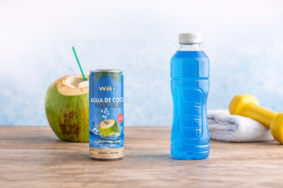 ¿El agua de coco realmente hidrata mejor que las bebidas deportivas?