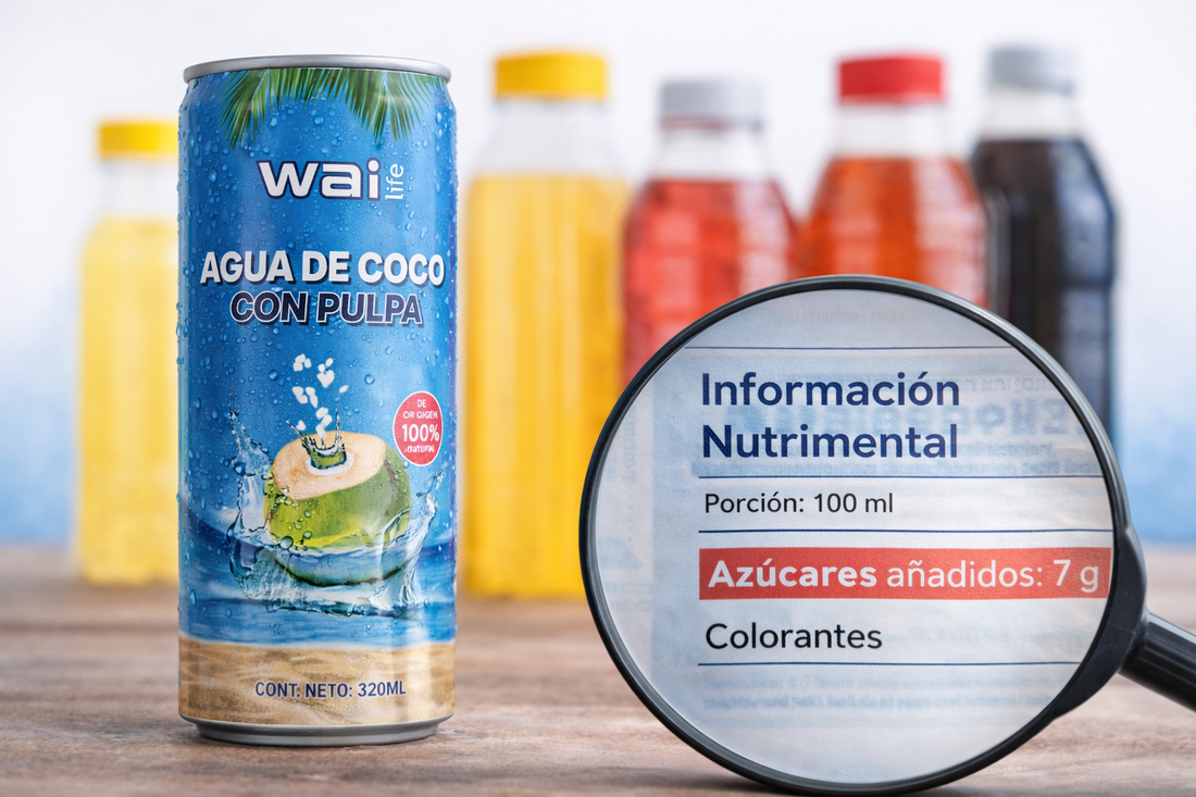 Transparencia total: cómo leer la etiqueta de una bebida saludable